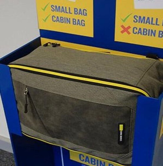 caja limitadora de mochila de cabina